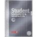 Premium Fountain Notepad A4 - 4-Fold Cover Metallic Effect 80 Sheets (Pack of 2) - Perfect for Students | International Shipping - Buy Online on SooperMarket.com