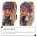 Cakure Boho Wide Headbands Set - Pack of 3 for Women and Girls | African Head Wraps, No Slip, Elastic Sweat Bands for Yoga Workout - Buy Online on SooperMarket.com
