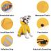 Dog Waterproof Raincoats Adjustable Drawstring Outdoor Puppy Raincoat Poncho Pet Hooded Waterproof Reflective Rain Coat for Small Medium Dogs (Yellow L) Large Yellow - Buy Online on SooperMarket.com