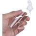 6 Pack Transparent Travel Bottles Set - 100 ML Leak-Proof with Funnel for Flights & Vacations - Buy Online on SooperMarket.com