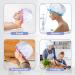 G2PLUS 2PCS Large Shower Cap for Long Hair - 32CM Clear Reusable Elastic Bath Cap for Women and Girls - Ideal for Spa and Home Use - Buy Online on SooperMarket.com