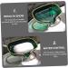 Light Luxury Soap Holder Pc Desk Toiletries Green 15X10X7CM - Buy Online on SooperMarket.com