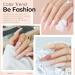 Modelones 8-in-1 Nail Builder Gel Kit with Mini Nail Lamp - Clear Pink Hard Gel Builder for Nails Extension - Includes 6 Colors, Nail Forms Set, Base Gel - Nail Art Strengthener - Buy Online on SooperMarket.com