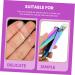 Mikinona 1 Set Nail Set Nail Tips Nails Nail Buffer Block Plastic Nail French Manicure Kit Nail Grinding Bar Nail Grooming Kit Manicure Clippers Fingernail Stainless Steel Artificial 13X7cm Assorted Color 3 - Buy Online on SooperMarket.com