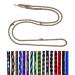 Dog linen small dogs up to 15 kg / double line 4-folded 2.40m / 2.80m / 3.50m Klein very light & robust (3.50m 4-fold adjustable Hawaii (brown-turkey curry)) 3.50m 4-Adjustable Hawaii (Braun-T rkis-Curry)