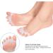 Clear Gel Toe Straightener Spacers - Bunion & Hammer Toe Corrector for Plantar Fasciitis Relief - Buy Online on SooperMarket.com