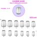 Short Nail Tips - 600PCS Half Matte Soft Gel Nail Tips Full Cover False Nails Tips Clear Acrylic Fake Nails Tips for Press On Nails Short 12 Size 600 PCS (600-Short-B) B Short - Buy Online on SooperMarket.com