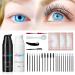 Libeauty Eyelash Black Color Kit  Hair Color Kit for Lash and Eyebrow  With Detailed Instruction Lash Black Kit Easy for Beginner Use & DIY At Home  Salon Quality Airless Pump Bottle (15 Ml)