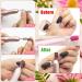 100Pcs 80Grit Nail Sanding Bands with 3/32 Nail Drill Bit - Professional Nail Drill Accessories for Hard Gel and Acrylic Nail Shaping - Boxed Brown - Buy Online on SooperMarket.com