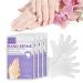 3 Pairs of Moisturizing Peeling Hand Masks with Honey & Milk | Natural Plant Extracts Collagen Brightening & Anti-Aging - Lavender - Buy Online on SooperMarket.com