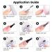 RARJSM Nude Rubber Base Gel Nail Polish - 15ml Iridescent Light Pink Rubber Builder Gel with Rainbow Glitter for French Manicure - Quick Extend & Soak Off - Buy Online on SooperMarket.com