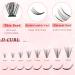 Glowing Win Cluster Eyelashes - 228Pcs Natural Individual Lash Extensions (0.07D 20D Mix 8-15mm) for DIY At-Home Applications - Buy Online on SooperMarket.com