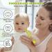 CLdy Baby Biting Toys - BPA-Free Silicone Teething Rings & Toothbrushes for Babies 3+ Months - Stimulate & Massage Gums (Yellow-Green 2 Pieces) - Buy Online on SooperMarket.com