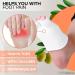 Women's Gel Toe Separator Socks - 1 Pair Large Gel Toe Separators for Pedicure - Compression Socks with Gel for Toe Care - Open Toe Half Socks for Joyful Feet - Buy Online on SooperMarket.com