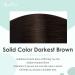 Laavoo Real Hair Extensions | Tape-In Dark Brown Remy Hair 55cm | 20pcs 50g #2 - Buy Online on SooperMarket.com