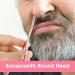 WLLHYF 3 Packs Nose Hair Scissors Rounded Tip Eyebrow Mustache Ear Hair Grooming Trimming Stainless Steel Professional Small Beard Nail Cuticle Eyelashes Beauty Scissors for Men Women Black/Silver/Rosegold - Buy Online on SooperMarket.com
