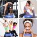 Sularpek 6 Pack Yoga Head Bands | Elastic Hair Bands for Women | Soft & Stylish Black & White Headbands for Yoga & Fitness - Buy Online on SooperMarket.com
