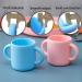 Silicone Training Cup for Infants - 5oz Open Cup with Handles - Princess Powder - Ideal for Toddlers and Babies - Buy Online on SooperMarket.com
