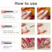 5 Pieces Nail Art Sculpture Pen Set - Dual Pointed Silicone Brushes for Gel Nail Design Foil Drawing & Shapes - Buy Online on SooperMarket.com