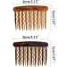 8 Piece Plastic Hair Comb Set for Fine Hair & Bridal Veils - Elegant Teeth Hairpins Side Combs & Hair Jewelry - Buy Online on SooperMarket.com