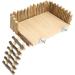 Topiky Hamster & Guinea Pig Toy - Nitangel Wooden House & Climbing Bridge Ideal Cage Accessories for Small Pets - Buy Online on SooperMarket.com