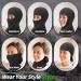 Longking Storm Hood - UV Protection Ski Mask & Balaclava for Men & Women | Warm Windproof Ideal for Motorcycling & Snowboarding - Black - Buy Online on SooperMarket.com