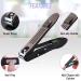 GLAMFIELDS Nail Clipper Set - Stainless Steel Fingernail & Toenail Clippers with Catcher, Easy Clean, Includes Nano Glass File - Perfect for Men, Women & Seniors - Buy Online on SooperMarket.com