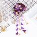 FRCOLOR Japanese Kimono Flower Hair Clips - Purple Bridal Kanzashi Hair Accessories for Women and Girls - Buy Online on SooperMarket.com