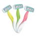 BIC Soleil Comfort Disposable Razors for Women - 4 Flexible Blades, Comfortable Grip, Assorted Colors - 3-Count - Buy Online on SooperMarket.com