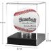 KKU Baseball Display Case - UV Protected Acrylic Holder for Official Size Baseball, Memorabilia Storage - 1 Pack - Buy Online on SooperMarket.com