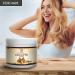 Opened Shea Butter Refined 300g - Natural Body Butter for Intensive Face Body & Hair Care - Butyrospermum Parkii - Ideal for Massage - 1 Pack - Buy Online on SooperMarket.com