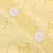 Famuka Baby Cardigan Jacket Unisex | Soft Knitted Sweater | 6 Months | Yellow - Buy Online on SooperMarket.com