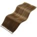 Buy LAAVOO Tape In Extensions - Real Hair Balayage Brown #6/8/14 - Seamless Glue In 50g 55cm 20 Pieces - International Shipping Available! - Buy Online on SooperMarket.com