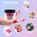 28g/Box Red & White Temperature Change Shine Glitter Dip Powder Nails | Long-lasting Dipping Nails - No UV Light Needed | UKA - Buy Online on SooperMarket.com