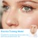 Soft Silicone Face Model with Stand for Professional Suture, Piercing, and Acupuncture Practice - Buy Online on SooperMarket.com