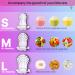 MICHEF Baby Food Feeder Fruit Pacifier (2 Pack) - Silicone Teething Toy with 6 Replaceable Pacifiers for Infant Feeding - Ideal Teether for Babies - Buy Online on SooperMarket.com