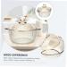 Zerodeko Food Supplies to Go Food Containers with Lids Instant Noodle Bowl Soup Bowls Fruit Bowls Salad Containers with Lids Ramen Noodles Bowl Snacks Container Household Food Bowl Glass 14x14cm As Shown - Buy Online on SooperMarket.com
