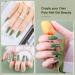 Aokitec 60ml Diamond Green Nail Extension Gel | UV Polish for DIY & Salon Use | Acrylic False Nails & Nail Design - Buy Online on SooperMarket.com