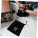 BELLIFFY 2pcs Storage Bag Styling Tool Organizer Empty Matte Lip Tubes Hair Dryer Supplies Velvet Black - Buy Online on SooperMarket.com