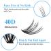 40 Roots Faux Mink Lash Clusters - 0.07D Curl, 16mm | DIY Reusable Natural Look - Buy Online on SooperMarket.com