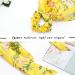 Boho Flower Ribbon Hair Scrunchies Headband Set for Women/Girls (Pack of 5) - Buy Online on SooperMarket.com