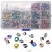 360 Sets 1/4 Inch Multi-Color Metal Grommet Eyelets Kit with Installation Tools - 12 Colors | Hotetey Grommet Tool Kit - Buy Online on SooperMarket.com