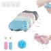 Fitmedify Skin Sponge Superpeeler Remove Calluses and Dead Skin in Seconds - Magic Exfoliating Bath Sponge 3D Super Soft Exfoliating Bath Sponge Exfoliating Sponge for Adults Children Reusable (4PCS)