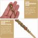 4pcs Mini Golden Powder Scoop Set for Earwax Removal and DIY Jewelry - Retro Micro Spoons - Buy Online on SooperMarket.com