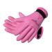 EXCEREY Kids Neoprene Skid-Proof Wetsuit Diving Gloves 3MM Surf Snorkeling Gloves Pink Medium