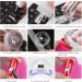 French Silicone Nail Art Stamping Kit with Black Gel Polish - HJ-NAT074-Gel-Black Set - Buy Online on SooperMarket.com
