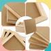 10 Pack 6x6 Wood Panel Boards for Crafts & Painting | Unfinished Blank Wooden Canvas Cradled Panels for DIY Art Projects | Ideal for Oils, Acrylics, Pouring Arts - Buy Online on SooperMarket.com