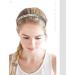 AWAYTR Chain Hairband for Women - Set of 3 Chained Reactions Headbands in Metal Resin (Gold, Silver, Amber) - Buy Online on SooperMarket.com