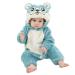 COOKY.D Baby Hooded Rompers Infant Winter Flannel Jumpsuit Pajamas 2-36 Months 30-36 Months Hamster