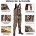 TIDEWE Men's Realtree MAX5 Camo Chest Waders with Boots Hanger - Waterproof Fishing & Hunting Waders - Buy Online on SooperMarket.com